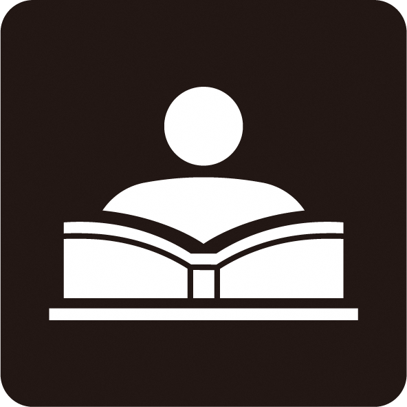 県立山口図書館の電子図書館を分類「総記」で検索して表示するボタンです。