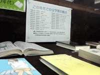 平成22年9‐11月 月間資料展示「文学賞の歩み ～国民読書年にちなんで～」