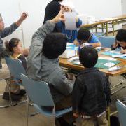 ちゃんと光が通るか確認しています。