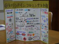 出来上がった立体リーフレット